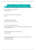 NSG 525 Exam 5 &ndash; Guide for end of  the term exam 