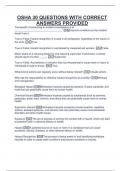 OSHA 30 HOUR QUESTIONS AND ANSWERS PROVIDED