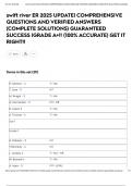 swift river ER 2025 UPDATE&vert; COMPREHENSIVE QUESTIONS AND VERIFIED ANSWERS &lpar;COMPLETE SOLUTIONS&rpar; GUARANTEED SUCCESS &vert;GRADE A&plus;&excl;&excl; &lpar;100&percnt; ACCURATE&rpar; GET IT RIGHT&excl;&excl;