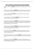 IDRL 320 FINAL EXAM QUESTIONS AND ANSWERS