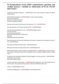 NJ Jurisprudence Exam &lpar;2025&rpar; comprehensive questions and verified answers &lpar; detailed & elaborated&rpar; ACTUAL EXAM 2025 TEST&excl;&excl;