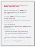EXCHANGE SURFACES Test Exam Questions And  Answers Verified 100&percnt; Correct 