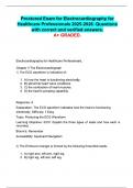 Proctored Exam for Electrocardiography for  Healthcare Professionals 2025-2026&period; Questions  with correct and verified answers&period;  A&plus; GRADED&period;