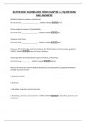 OUTPATIENT CODING MID TERM CHAPTER 1-7 QUESTIONS AND ANSWERS