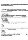 2018 IRC Study Session 14 Gen&period; Plumbing Requirements and Fixtures Exam  with correct question and answers
