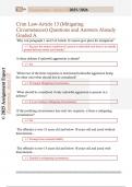Crim Law-Article 13 &lpar;Mitigating  Circumstances&rpar; Questions and Answers Already  Graded A