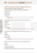IABP eLearning&colon; Therapy Program Questions  and Answers Already Graded A 