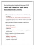 Certified Hospitality Supervisor &lpar;CHS&rpar; Exams BUNDLE Questions and correct Answers &lpar;Verified  Answers&rpar; with Rationales 2025