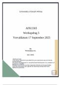 AFK1503 Werkopdrag 5 Vervaldatum 17 September 2025