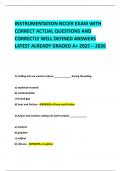INSTRUMENTATION NCCER EXAM WITH CORRECT ACTUAL QUESTIONS AND CORRECTLY WELL DEFINED ANSWERS LATEST ALREADY GRADED A&plus; 2025 &ndash; 2026
