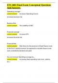 FIN 3403 Final Exam Conceptual Questions And Answers&period;docx