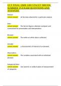 UCF FINAL QMB 3200 STACEY BROOK SUMMER -25 EXAM QUESTIONS AND ANSWERS&period;docx