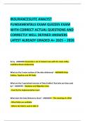 INSURANCESUITE ANALYST FUNDAMENTALS EXAM QUIZZES EXAM WITH CORRECT ACTUAL QUESTIONS AND CORRECTLY WELL DEFINED ANSWERS LATEST ALREADY GRADED A&plus; 2025 &ndash; 2026