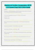 Registered Cardiac Sonographer &lpar;RCS&rpar; &ndash; CCI Exams Prep 2025-2026 Guide