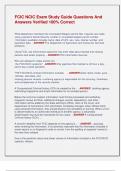 FCIC NCIC Exam Study Guide Questions And  Answers Verified 100&percnt; Correct 