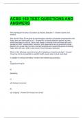 ACBS 160 TEST QUESTIONS AND ANSWERS 