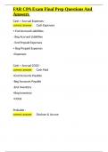 FAR CPA Exam Final Prep Questions And Answers&period;docx