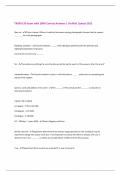 TXDPS CID Exam with 100&percnt; Correct Answers &vert; Verified &vert;Latest 2025