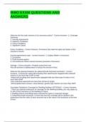 RIBO EXAM QUESTIONS AND ANSWERS