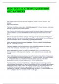 RIBO TEST &num;2 ATTEMPT QUESTIONS AND ANSWERS