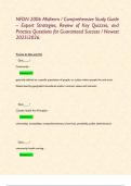 NFDN 2006 Midterm &sol; Comprehensive Study Guide &ndash; Expert Strategies&comma; Review of Key Quizzes&comma; and Practice Questions for Guaranteed Success &sol; Newest 2025&sol;2026&period;   