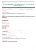 DIGITAL RADIOGRAPHY AND PACS 2025&sol;2026 QUESTIONS WITH ANSWERS RANKED A&plus;