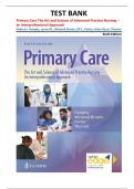 Test bank for Primary Care&colon; The Art and Science of Advanced Practice Nursing &ndash; An Interprofessional Approach&comma; 6th Edition &vert;all chapters&vert;