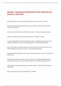 Specialty - Permanency and Placement Exam Questions and Answers &vert; 2025&ndash;2026