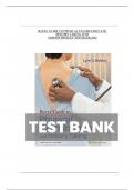 Test Bank For Bates' Guide To Physical Examination and History Taking 13th Edition by Lynn S&period; Bickley&vert; All Chapters &vert; 9781496398178 &vert; Complete Guide A&plus;