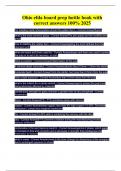 Ohio efda board prep hottle book with correct answers 100&percnt; 2025