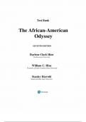 Test Bank for African-American Odyssey&comma; The&comma; Volume 2&comma; 7th Edition by Darlene Clark Hine&vert; All chapters