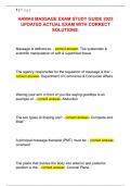 HAWAII MASSAGE EXAM STUDY GUIDE 2025  UPDATED ACTUAL EXAM WITH CORRECT  SOLUTIONS&period;