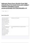 Millionaire Pharm Exam 4Practice Exam 2025  UPDATE&sol;PRACTICE QUESTIONS AND CORRECT  VERIFIED ANSWERS&lpar;complete  solutions&rpar;ASSURED SUCCESS&sol;GRADED A&plus;&excl;&excl;&excl;