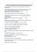 HCA 101 Review Written Portion Exam Questions and Answers&period;