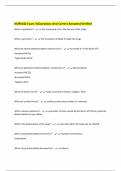 Exam 3&vert;Questions And Correct Answers&vert;Verif