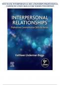 Test Bank For Interpersonal Relationships 9th Edition by Kathleen Underman Boggs&comma; All 26 Chapters Covered&comma; Verified Latest Edition