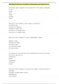 APEA Heme Patho Exam &lpar;Actual Exam&rpar; with Questions and Verified Answers