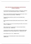 &lpar;BIOL 2420&rpar; BIOL2420 LECTURE EXAM 1 QUESTIONS AND CORRECT ANSWERS&excl;&excl;
