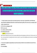 Florida Claims Adjuster Exam 2025 Newest Update Questions And Answers &lpar;Verified Answers&rpar; 100&percnt; Guaranteed Pass &vert;&vert;Complete Guide