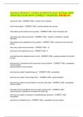 DAANCE MODULE 1-BASIC SCIENCES QUIZ&period; ACTUAL 2025 UPDATED EXAM WITH CORRECT ANSWERS&period; RATED A&plus;&period;