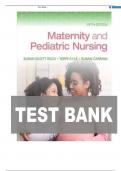 Test Bank For Maternity and Pediatric Nursing&comma; 5th Edition By Susan Ricci Theresa Kyle Susan Carman All Chapters LATEST