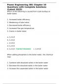 Power Engineering 3B1 Chapter 10 Questions with Complete Solutions &lpar;Latest 2025&rpar;Power Engineering 3B1 Chapter 10 Questions with Complete Solutions &lpar;Latest 2025&rpar;