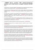 AMB400 Review questions 2025 update&vert;comprehensive questions and verified answers &lpar;complete solutions&rpar; GRADE A&plus;&excl;&excl;