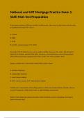 National and UST Mortgage Practice Exam 1&colon; SAFE MLO Test Preparation