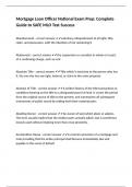 Mortgage Loan Officer National Exam Prep&colon; Complete Guide to SAFE MLO Test Success