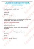 SSI ASSISTANT INSTRUCTOR PRE-TEST EXAM QUESTIONS AND CORRECT DETAILED ANSWERS ALREADY GRADED A&plus;