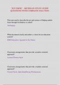 2025 EMSIC &ndash; MICHIGAN STUDY GUIDE  QUESTIONS WITH COMPLETE SOLUTION&period;