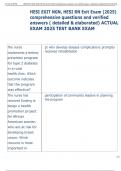 Exam &lpar;elaborations&rpar; HESI EXIT NGN&comma; HESI RN  