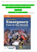 Test Bank - Nancy Caroline&rsquo;s Emergency Care in the Streets&comma; 8th Edition &lpar;Pollak&comma; 2018&rpar;&comma; Chapter 1-53 &vert; All Chapters