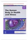 TEST BANK FOR THE HUMAN BODY IN HEALTH AND ILLNESS 7TH EDITION BY BARBARA HERLIHY  CHAPTERS 1-27 WITH ALL ANSWERS GRADEDA&plus; 
